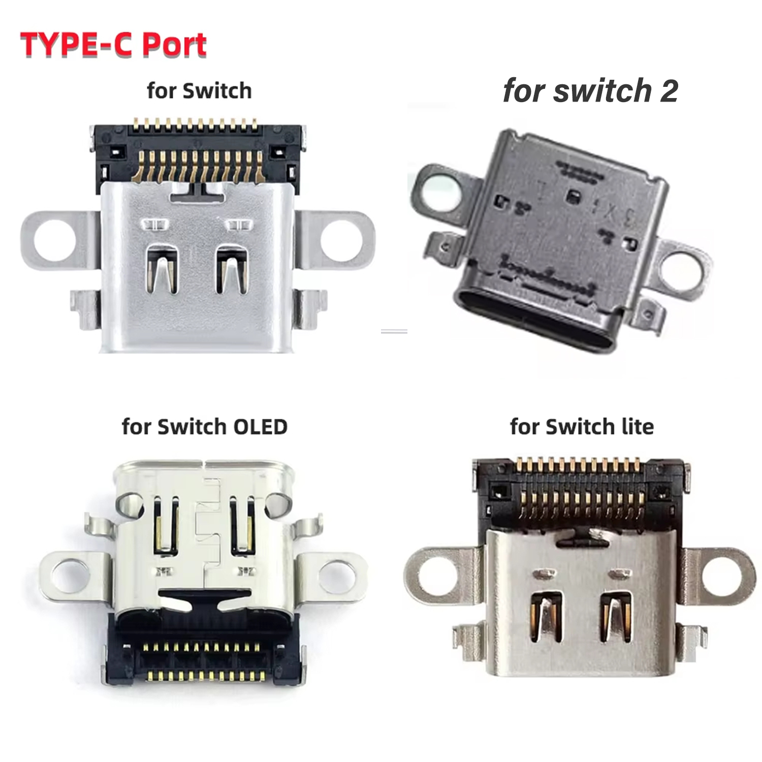 Nintendo Console Switch Oled - Replacement Type C Port Charging Port