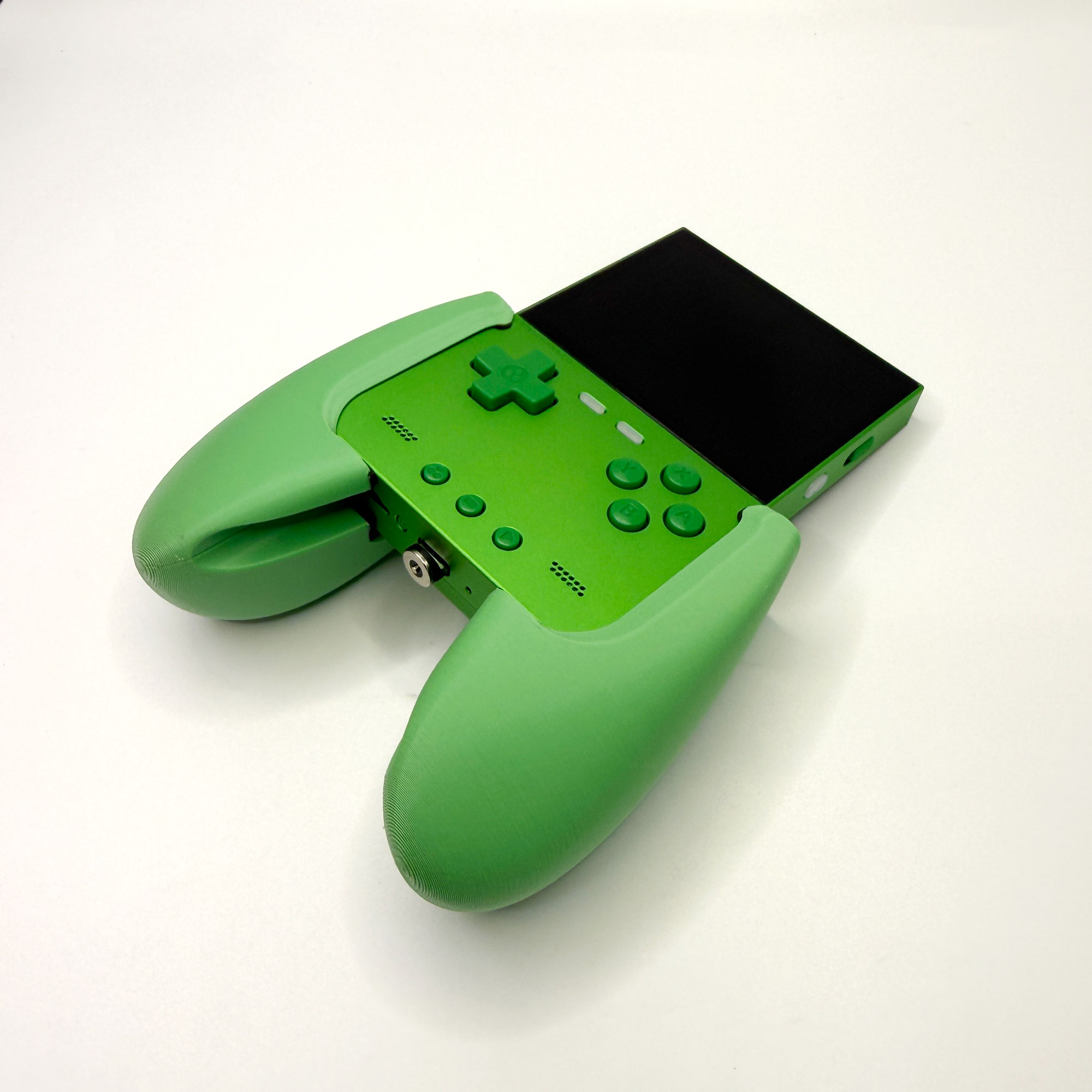 Gaming Console With Controller - TRIMUI BRICK HAMMER Grip for More
