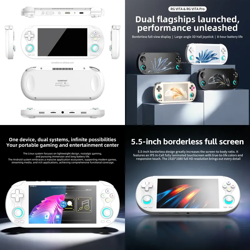 Gaming Console With - 【CHIMU HOME】 5.5 inch touchscreen handheld