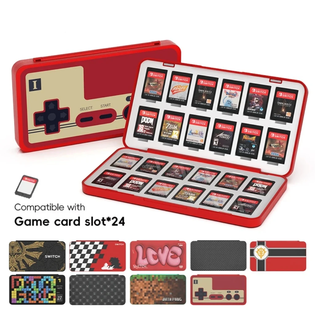 Nintendo Console Switch Oled - DATA FROG 24-in-1 Game Card Holder