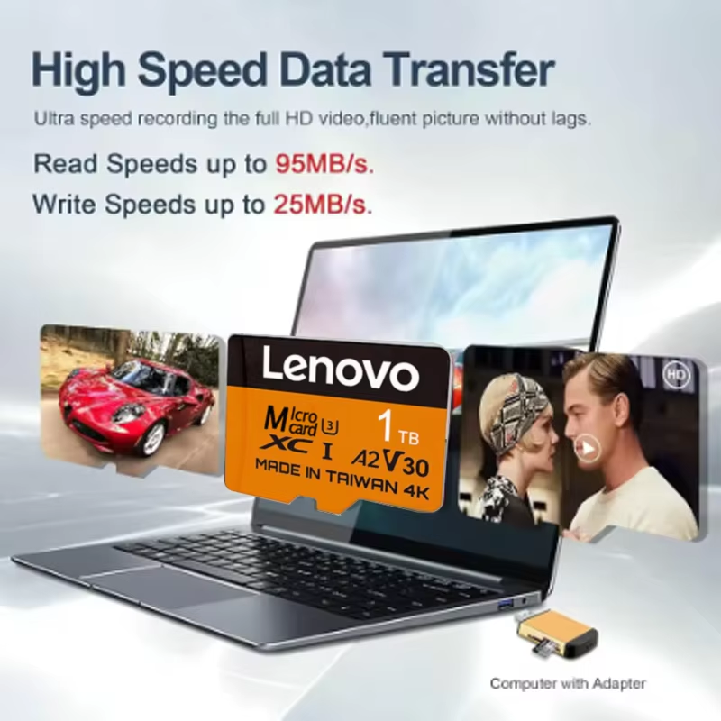 Lenovo Secure 512GB SD Cards M - Laptop Gaming Console recension och pris