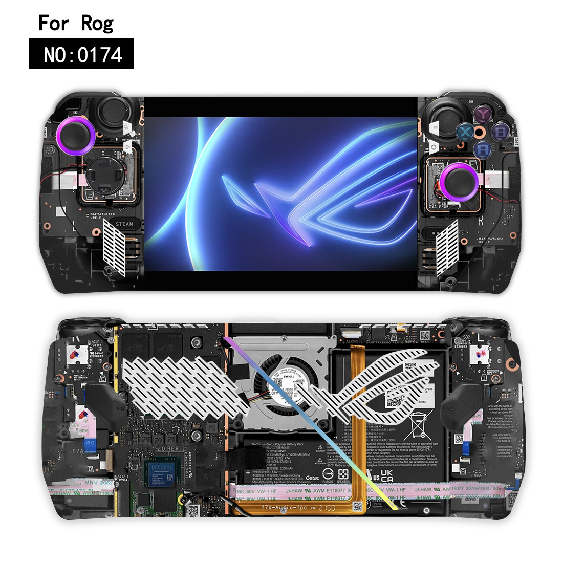 New Stickers Cover Case For As - Laptop Gaming Console recension och pris