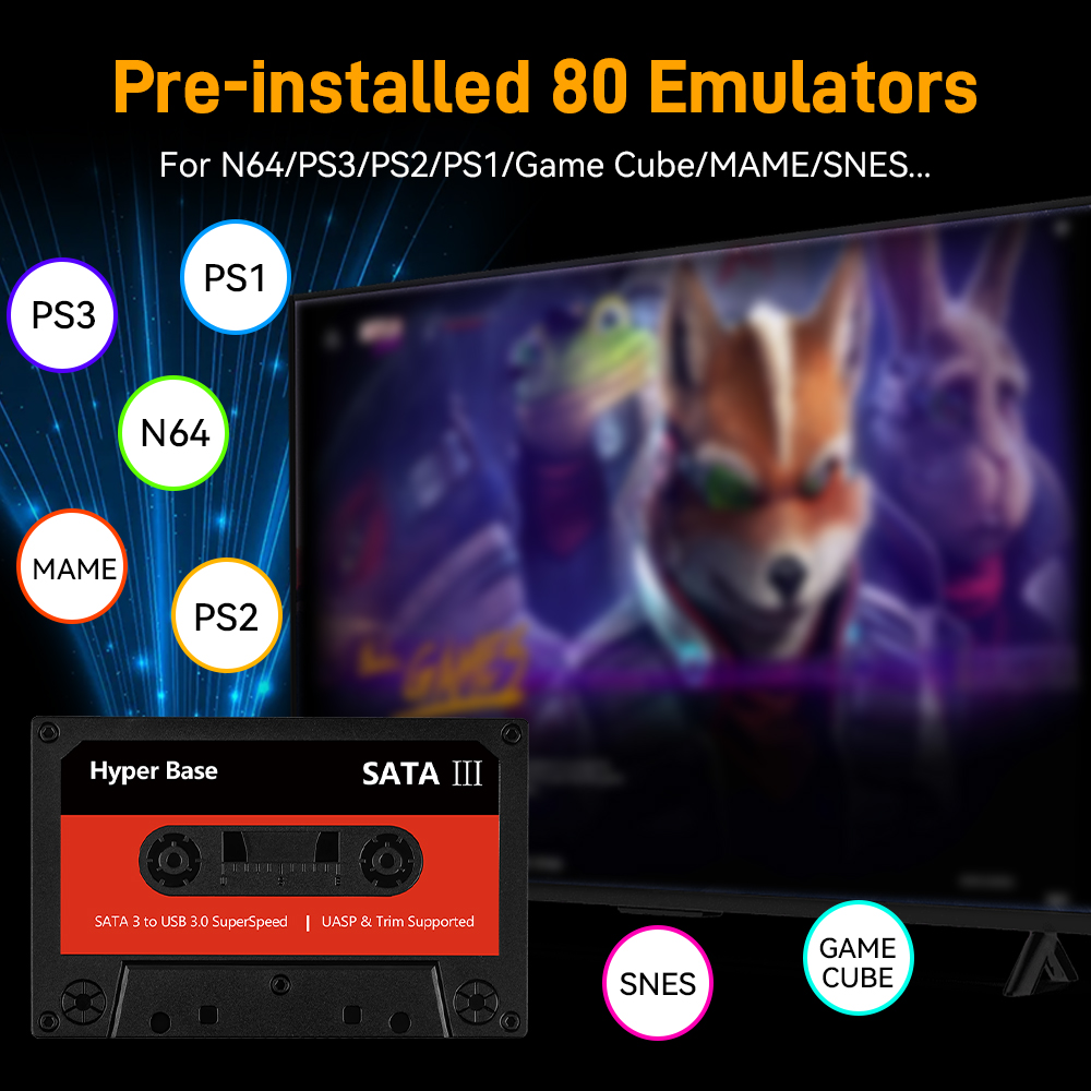 Batocera 500G/2T Emulator Game - Gaming Console In Chinese recension och pris