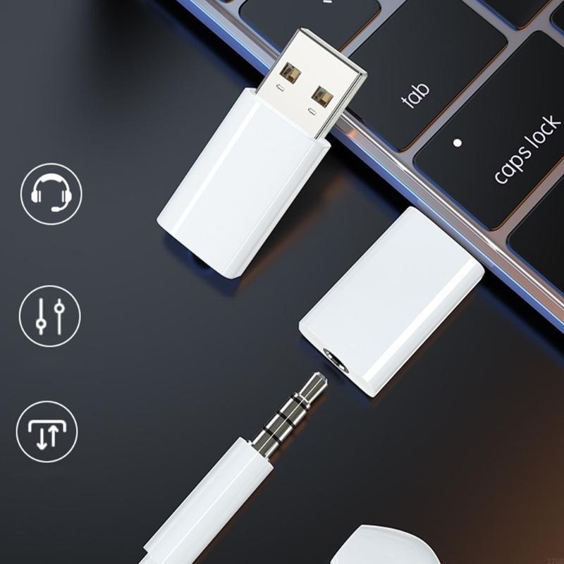 USB A to 3.5mm TRRS Female Hea - Laptop Gaming Console recension och pris