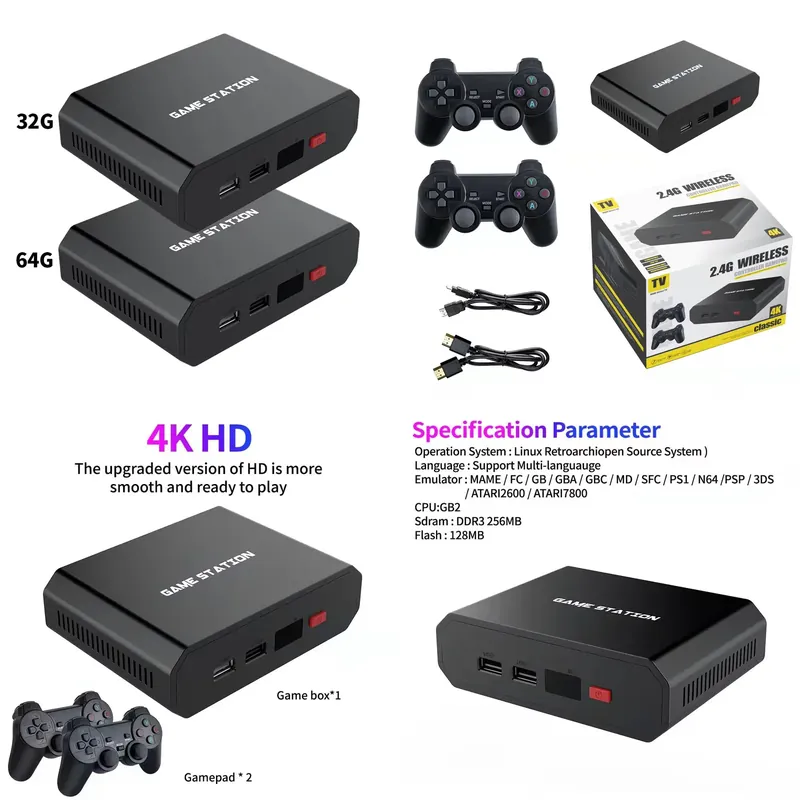 M8plus HD Video Game Console B - Gaming Console With recension och pris