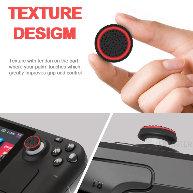 4PCS Silicone Analog ThumbStic - Gaming Console Pc recension och pris