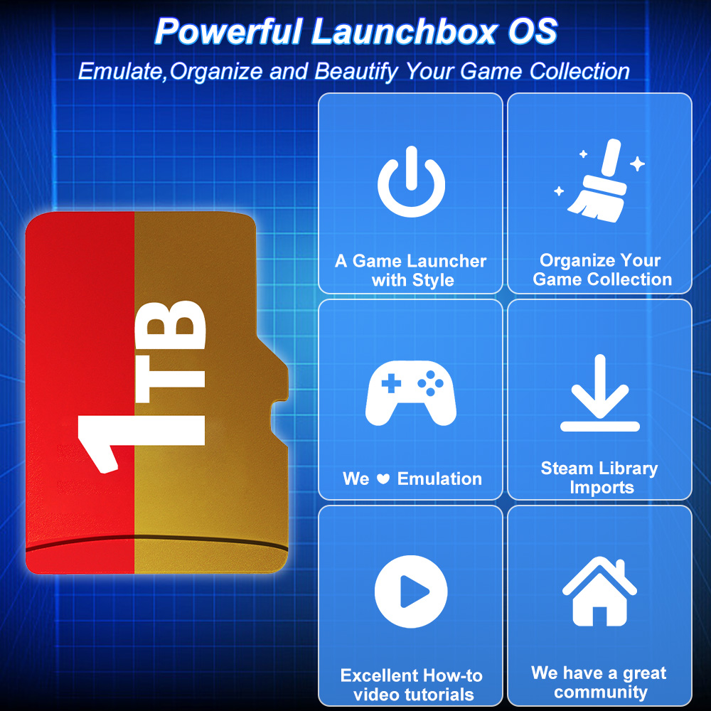 JMachen 1TB Game TF Card Built - Laptop Gaming Console recension och pris