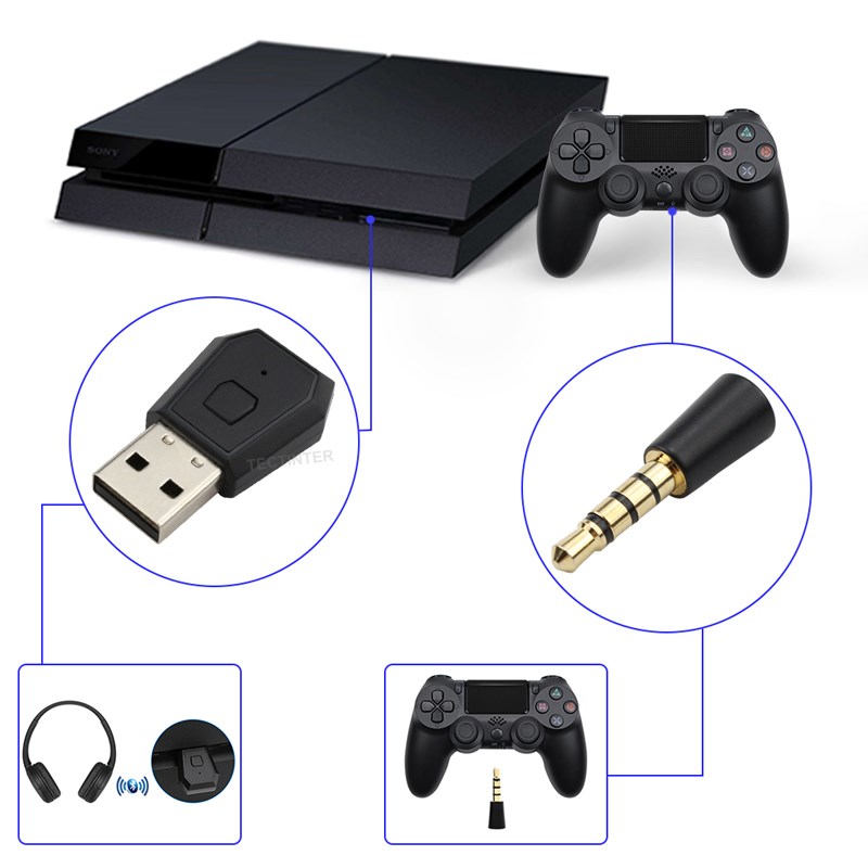 USB Wireless Adapter Receiver  - Gaming Console With Controller recension och pris