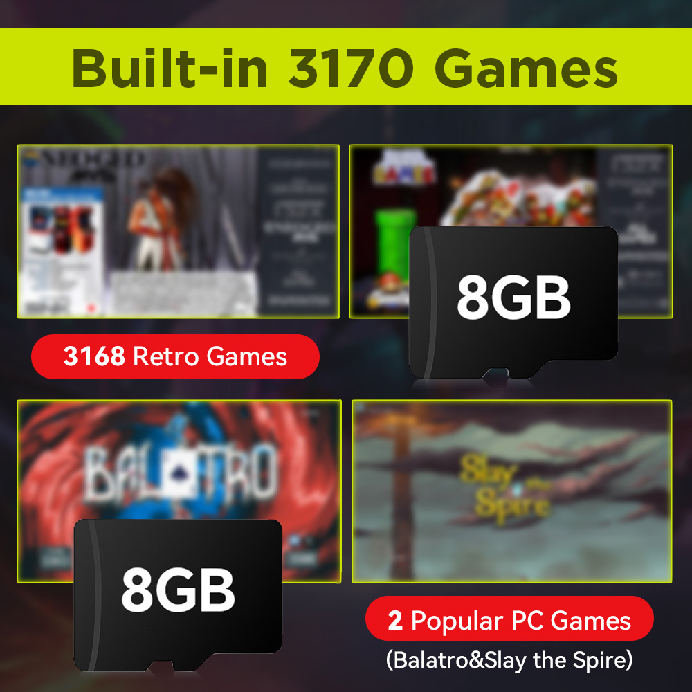 8GB Game TF Card with 3170 Ret - Laptop Gaming Console recension och pris
