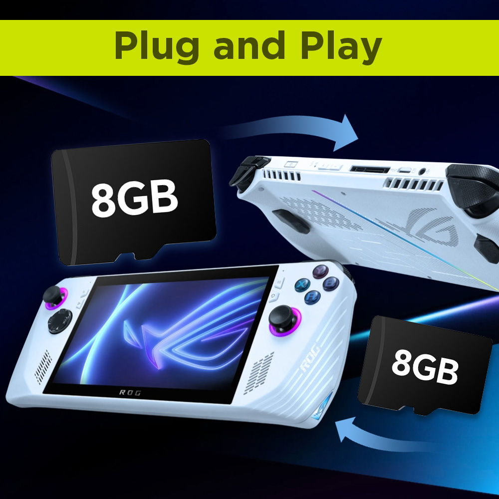 8GB Game TF Card with 3170 Ret - Laptop Gaming Console recension och pris